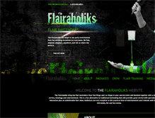 Tablet Screenshot of flairaholiks.com